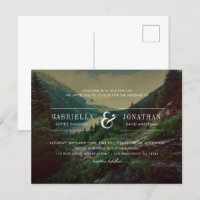 Pins romantiques, Montagnes & Lac Mariage