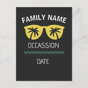 Invitation Carte Postale Plage Croisière vacances sur mesure
