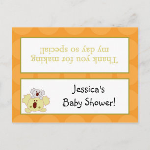 Invitation Carte Postale Poinçon tropical de hauts de forme de sac de