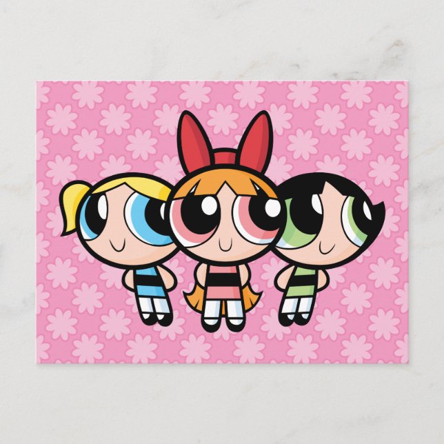 Invitation Carte Postale Powerpuff Girls : Sucre, épices et tout Nice (Devant)