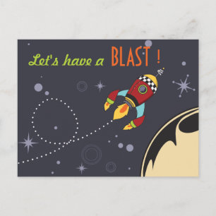 Invitation Carte Postale Prenons un coup d'Invitation d'anniversaire