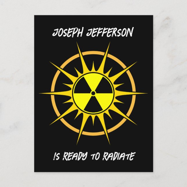 Invitation Carte Postale Prêt à rayonner (Devant)