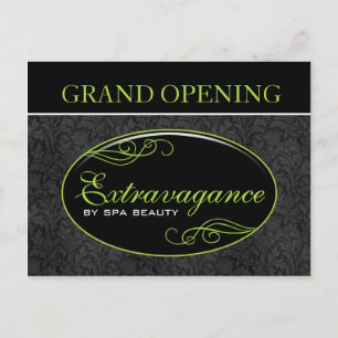 Invitation Carte Postale Promo d'extravagance