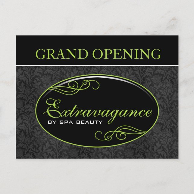 Invitation Carte Postale Promo d'extravagance (Devant)