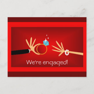 Invitation Carte Postale QUEL ROCK ! -Red