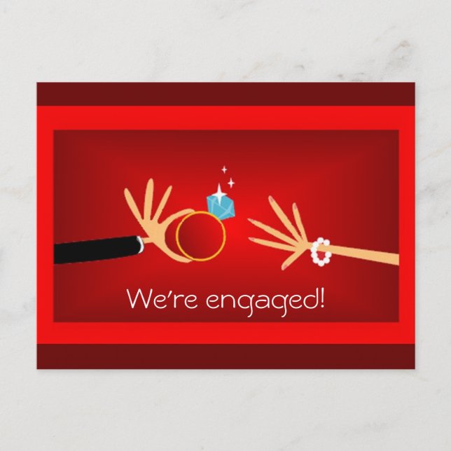 Invitation Carte Postale QUEL ROCK ! -Red (Devant)