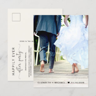 Invitation Carte Postale Réception de crèmes glacées photo pour un bonheur 