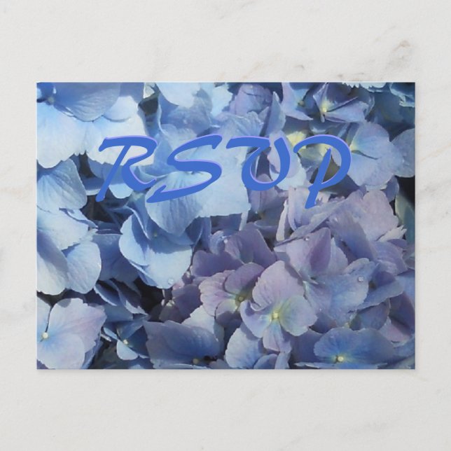 Invitation Carte Postale Réception de mariage RSVP (Devant)