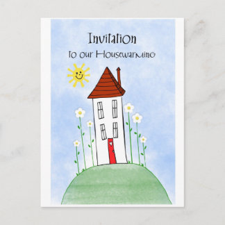 Invitation Carte Postale réchaud d'invitation