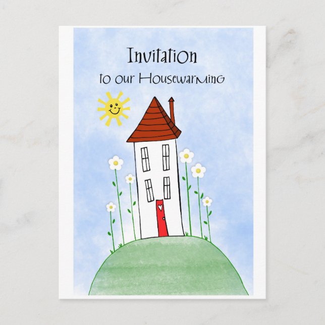 Invitation Carte Postale réchaud d'invitation (Devant)