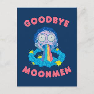 Invitation Carte Postale RICK ET MORTY™  Adieu Moonmen