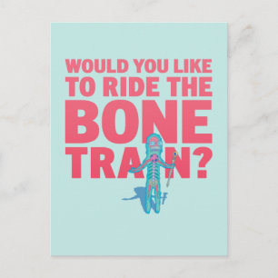 Invitation Carte Postale RICK ET MORTY™ Anatomy Park - Bone Train