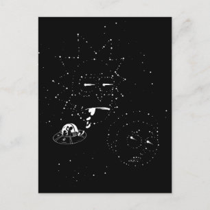 Invitation Carte Postale RICK ET MORTY™  Constellations