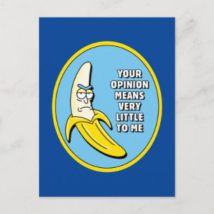 Invitation Carte Postale RICK ET MORTY™  Insigne de brique banana