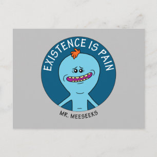 Invitation Carte Postale RICK ET MORTY™   L'Existence Est Une Douleur