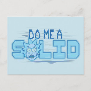 Invitation Carte Postale RICK ET MORTY™  Me Faire Un Solide