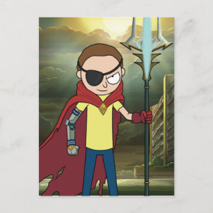 Invitation Carte Postale RICK ET MORTY™  Morty du mal