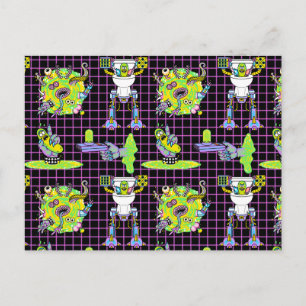 Invitation Carte Postale RICK ET MORTY™   Motif du portail de prélèvement