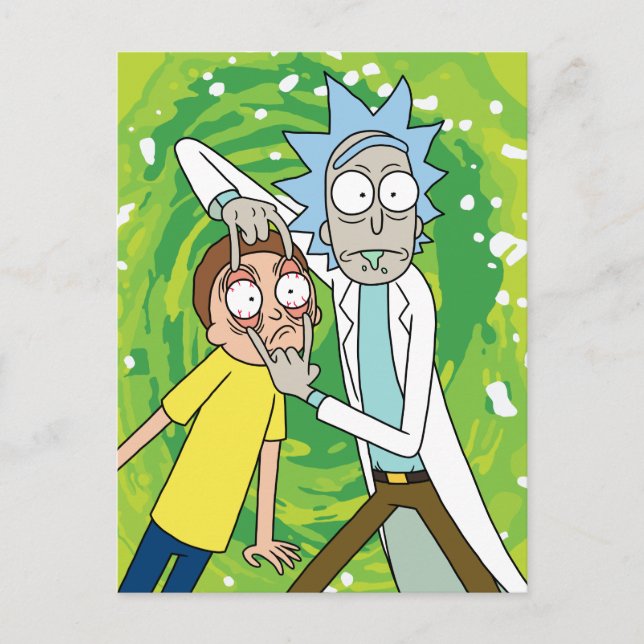 Invitation Carte Postale RICK ET MORTY™ | Regardez Ça