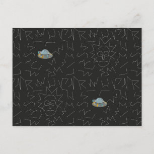 Invitation Carte Postale RICK ET MORTY™   Rick Constellation Pattern