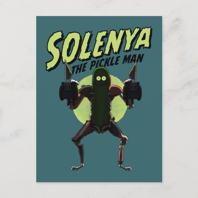Invitation Carte Postale RICK ET MORTY™ | Solenya - L'homme chiche (Devant)