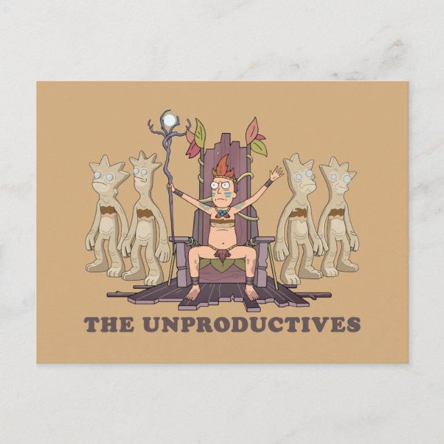 Invitation Carte Postale RICK ET MORTY™ | the Unproductives (Devant)