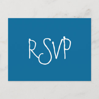 INVITATION CARTE POSTALE RSVP