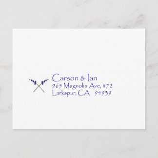 INVITATION CARTE POSTALE RSVP