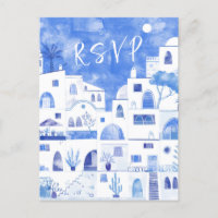 RSVP de mariage à Santorin