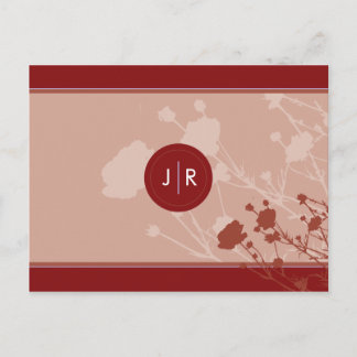 Invitation Carte Postale RSVP POSTCARD :: Michelle W.