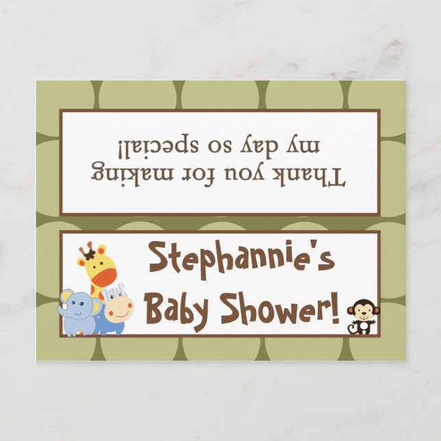 Invitation Carte Postale Sac de Goody Topp Jungle Jouer (Devant)