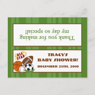 Invitation Carte Postale Sac de Goody Topper All-Star Green