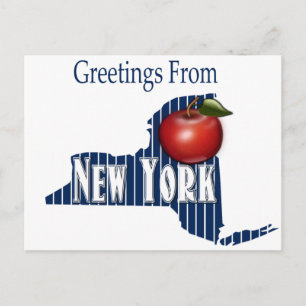 Invitation Carte Postale Salutations des filets de New York et du grand