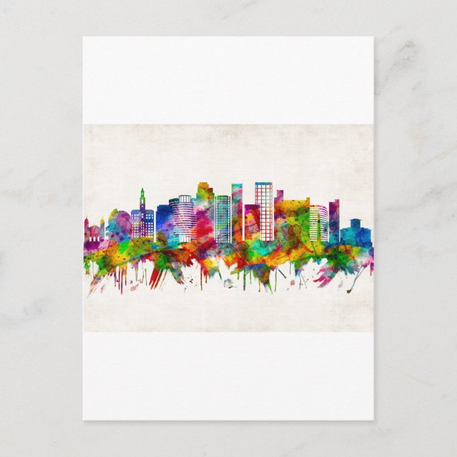 Invitation Carte Postale San Jose California Skyline (Devant)