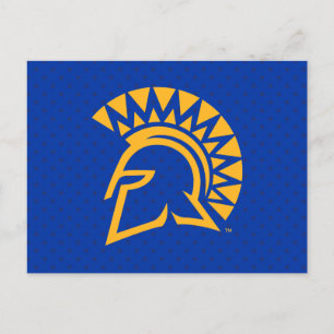 Invitation Carte Postale San Jose State Spartans Polka Dot Motif