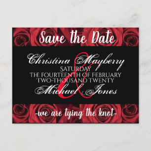 Invitation Carte Postale "Save the date" pour mariage