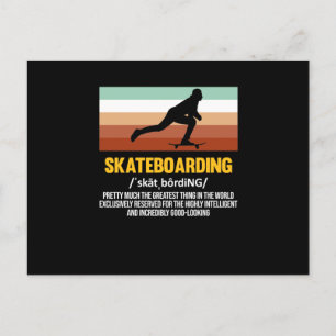 Invitation Carte Postale Skateboard Définition Skate