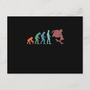 Invitation Carte Postale Skateboard Evolution Skateboard Skateboard