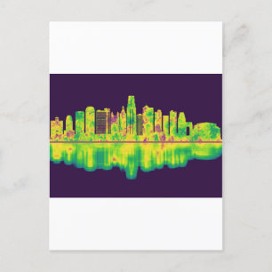 Invitation Carte Postale Skyline de Kansas City Missouri