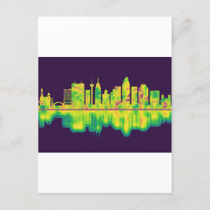 Invitation Carte Postale Skyline de San Antonio Texas