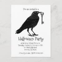 Soirée Halloween Corbeau Gothique