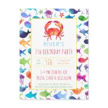 Sous la mer Rainbow Fish Birthday Baby shower