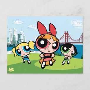 Invitation Carte Postale Super Fierce Powerpuff Girls