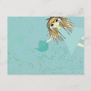 Invitation Carte Postale Tea Party