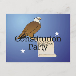 Invitation Carte Postale TEE Parti de la Constitution