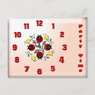 Invitation Carte Postale Temps de partie