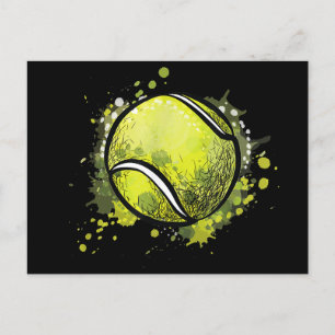 Invitation Carte Postale Tennis Ball Sports Et Noël Pour Les Amoureux De Te