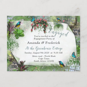 Invitation Carte Postale The Victorian Greenhouse
