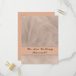 Invitation Carte Postale Tissu rose texturé