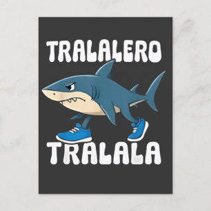 Invitation Carte Postale Tralalero Tralala Funny Shark Meme